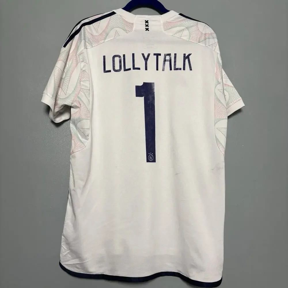 ADIDAS MENS AJAX AMSTERDAM AWAY JERSEY 23/24 XL Custom Lollytalk Soccer Football